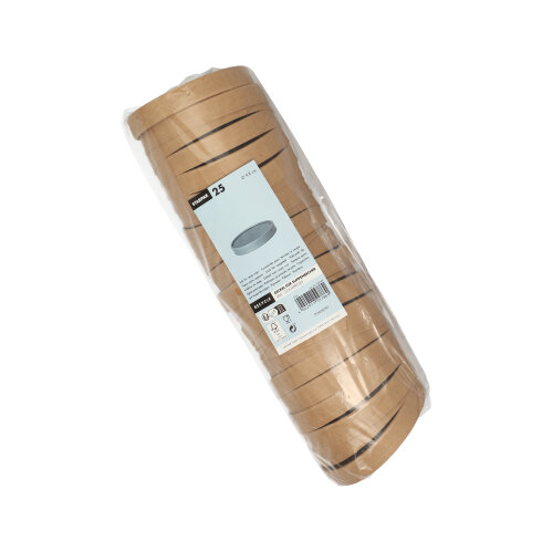 Deckel für Suppenbecher, Pappe Ø 9,8 cm · 1,6 cm braun