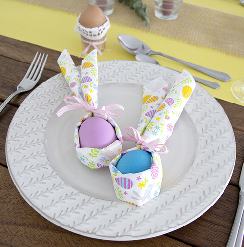 Servietten, 3-lagig 1/4-Falz 33 cm x 33 cm "Happy Easter"