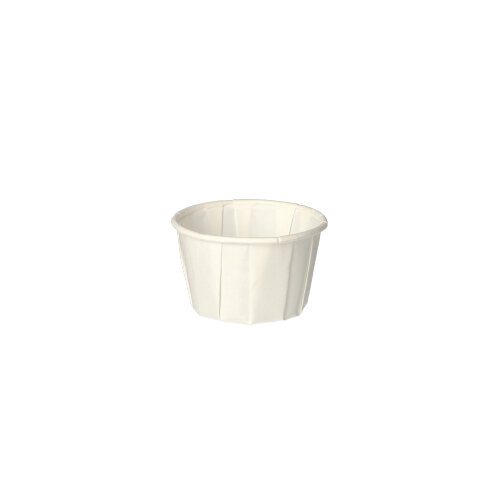 Dressingbecher, Papier "pure" 50 ml Ø 5,8 cm · 3,5 cm weiss
