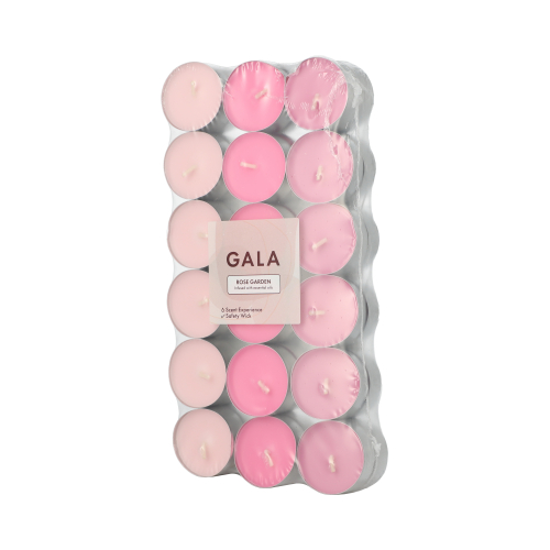 "GALA" Duftlichte Ø 3,8 cm · 1,7 cm rose - Rose Garden "Ton in Ton"