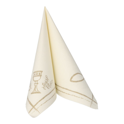 Servietten "ROYAL Collection" 1/4-Falz 40 cm x 40 cm "Communion / Confirmation"