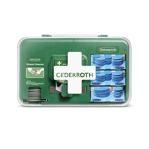 "Cederroth" Wound Care Dispenser, Pflasterspender Detectable 20,3 cm x 30,6 cm x 15,5 cm blau