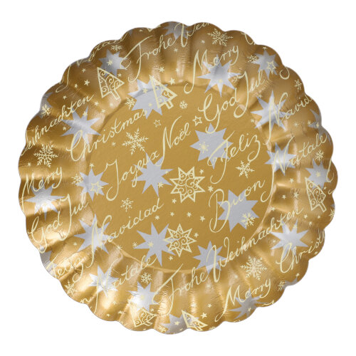 Präsentierschalen-Weihnachten Ø 23 cm "verschiedene Weihnachtsdekore"