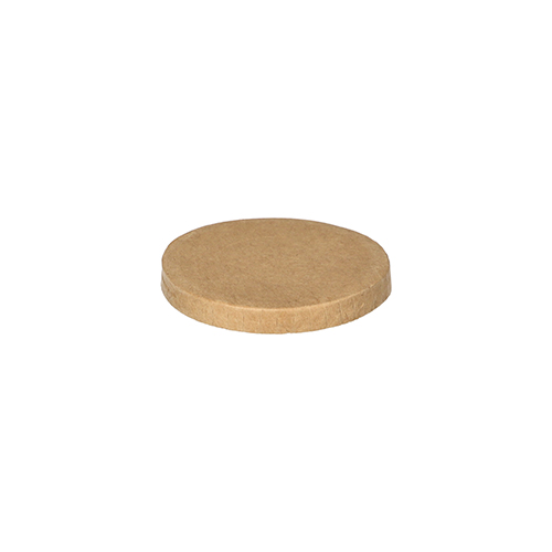 Deckel für Portionsbecher, Pappe rund Ø 6 cm braun Deckel für Portionsbecher, Pappe rund Ø 6 cm braun