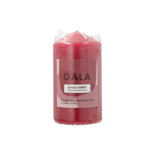 "GALA" Duft-Stumpenkerze Ø 58 mm · 110 mm bordeaux - Black Cherry