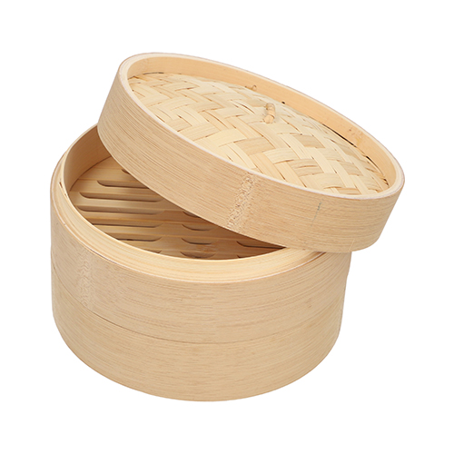 Dampfgarer Bambus "ASIA" Ø 18 cm · 13,5 cm 3-teilig