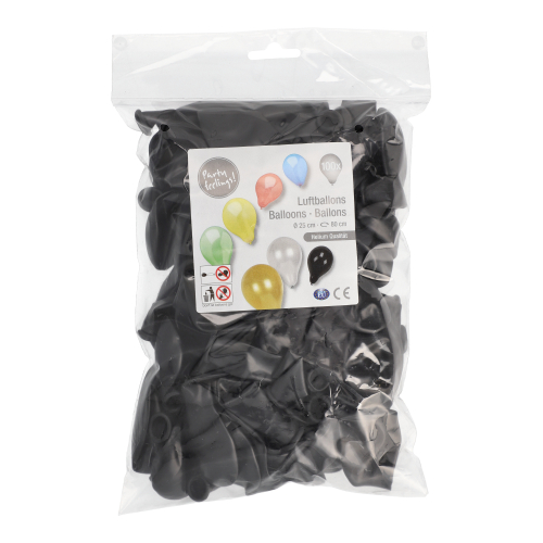 Luftballons Ø 25 cm schwarz