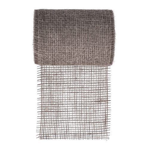 Dekoband Jute 10 m x 15 cm taupe
