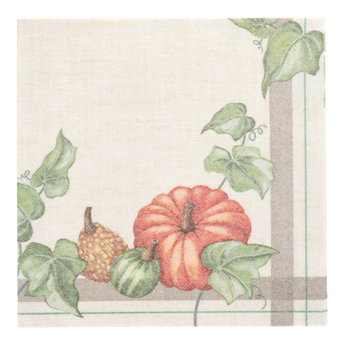 Servietten "ROYAL Collection" 1/4-Falz 40 cm x 40 cm "Pumpkin" Servietten "ROYAL Collection" 1/4-Falz 40 cm x 40 cm "Pumpkin"
