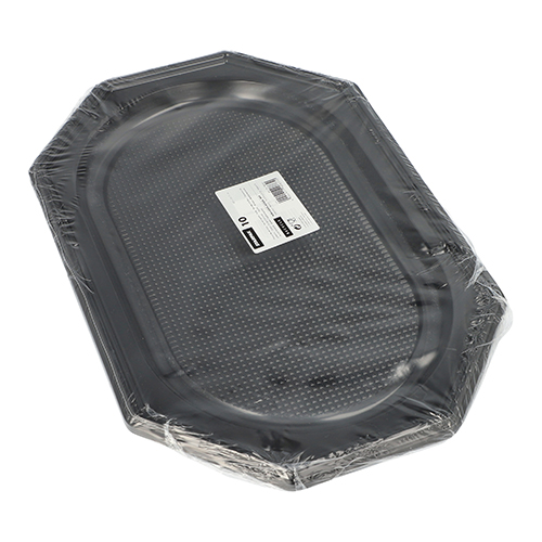 Servierplatten, PET 45 cm x 30 cm schwarz