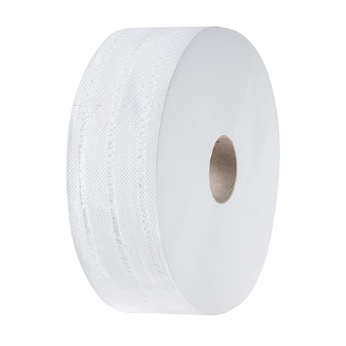 Rollen Toilettenpapier Ø 27 cm · 380 m x 9 cm Jumborolle 2-lagig, Papier 100% recycling