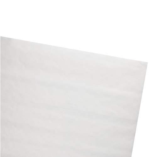 Blatt Papiertischtuch mit Damastprägung eckig 70 cm x 60 cm weiss