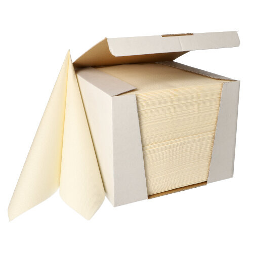 Servietten "ROYAL Collection" 1/4-Falz 40 cm x 40 cm champagner