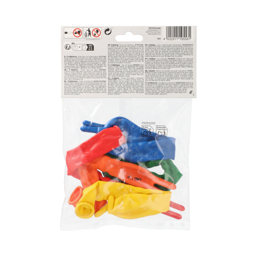 Luftballons farbig sortiert "Caterpillar"