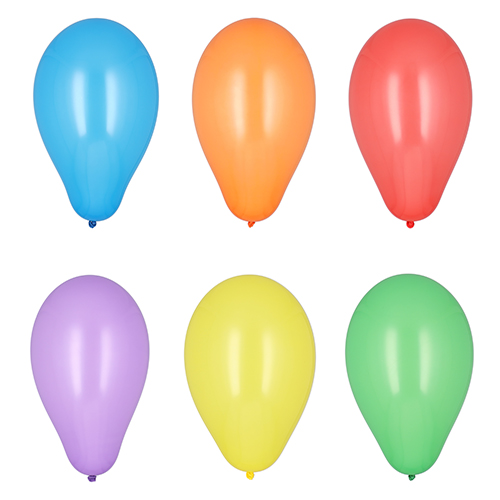 Luftballons Ø 19 cm farbig sortiert "Rainbow"