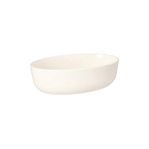 Mehrweg-Schalen oval 450 ml 5 cm x 10,5 cm x 15,5 cm weiss "Cella"