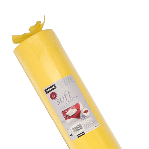 Tischdecke, stoffähnlich, Vlies "soft selection" 40 m x 0,9 m gelb