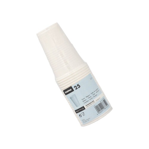 Trinkbecher, PP 0,2 l Ø 7,03 cm · 9,9 cm weiss