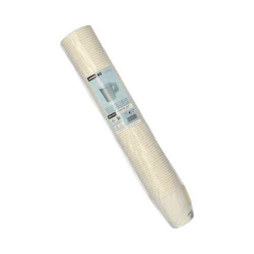 Trinkbecher mit Henkel, Pappe "To Go" 0,18 l Ø 7,3 cm · 7,8 cm weiss