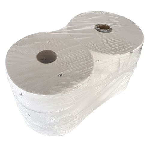 Rollen Toilettenpapier Ø 27 cm · 380 m x 9 cm Jumborolle 2-lagig, Papier 100% recycling