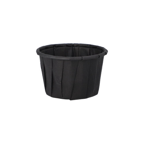 Dressingbecher, Papier 35 ml Ø 5 cm · 3,1 cm schwarz