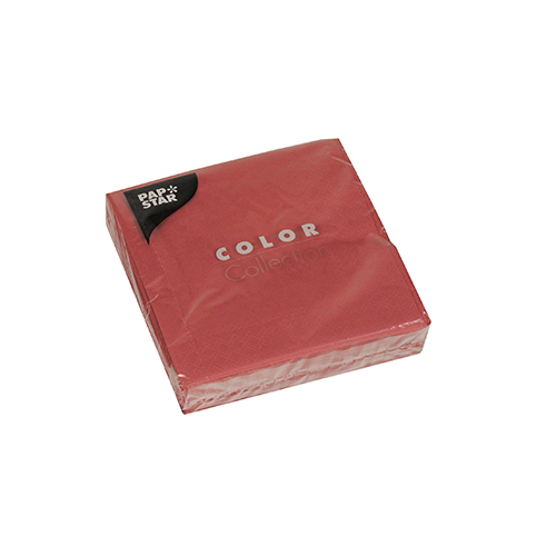 Servietten, 3-lagig 1/4-Falz 24 cm x 24 cm bordeaux Servietten, 3-lagig 1/4-Falz 24 cm x 24 cm bordeaux