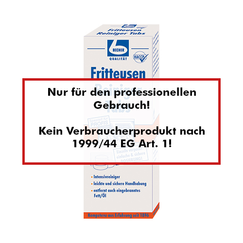 "Dr. Becher" Fritteusen Reiniger Tabs weiss
