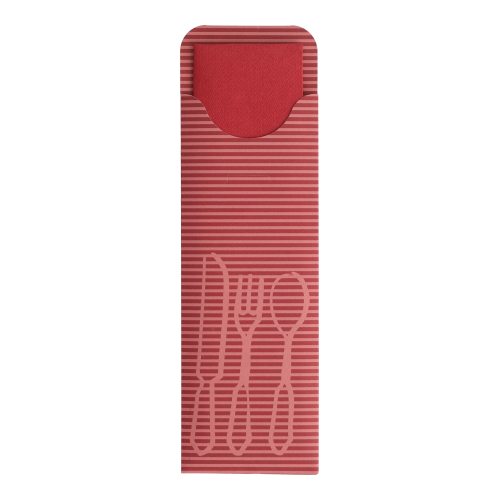 Bestecktaschen 23,5 cm x 7,3 cm bordeaux inkl. farbiger Serviette