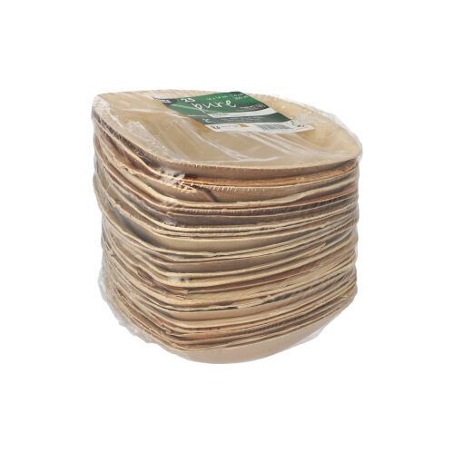 Schalen Palmblatt "pure" 200 ml 4 cm x 14 cm x 14 cm natur "QUADRATO"
