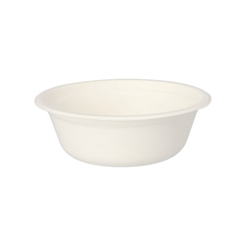 Schalen, Zuckerrohr "pure" 500 ml Ø 15,5 cm · 5,4 cm weiss