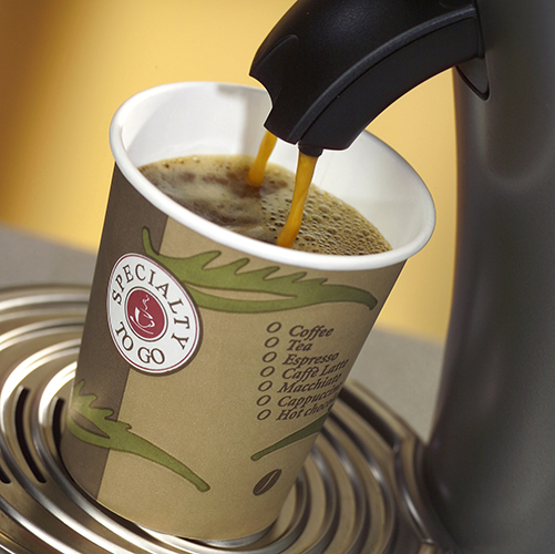 Trinkbecher, Pappe "To Go" 0,2 l Ø 8 cm · 9,1 cm "Barista Time"