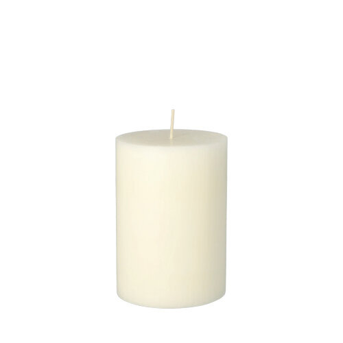 Stumpenkerze Ø 70 mm · 100 mm weiss aus 100% Stearin, durchgefärbt