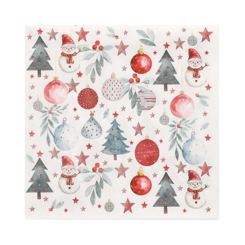 Servietten, 3-lagig 1/4-Falz 33 cm x 33 cm "Cold Winter"
