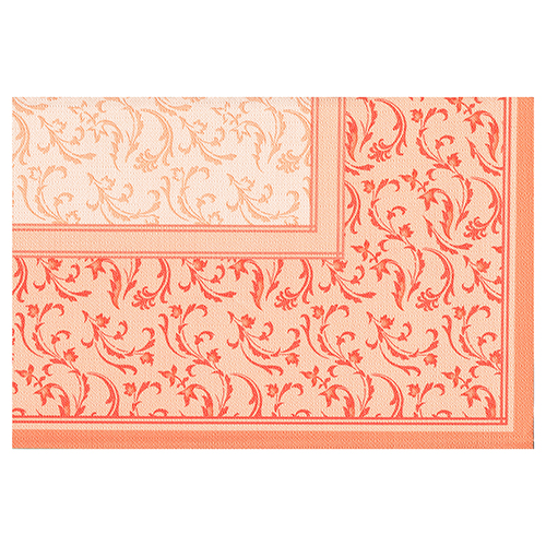 Mitteldecken, stoffähnlich, PV-Tissue "ROYAL Collection Plus" 100 cm x 100 cm nektarine "Damascato"