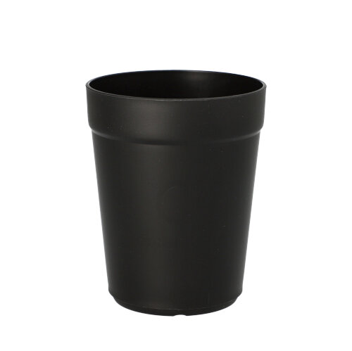 "Circulware" Mehrweg-Trinkbecher PP rund 0,3 l Ø 8 cm · 10 cm schwarz