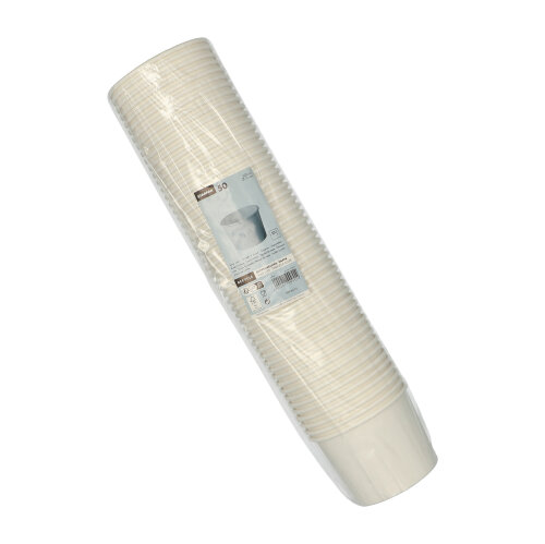 Suppenbecher, Pappe "To Go" 500 ml Ø 11 cm · 8,3 cm weiss