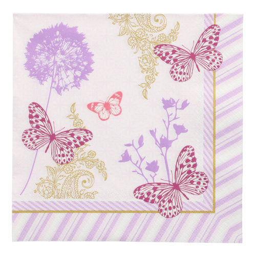 Servietten, 3-lagig 1/4-Falz 40 cm x 40 cm "Charlene"