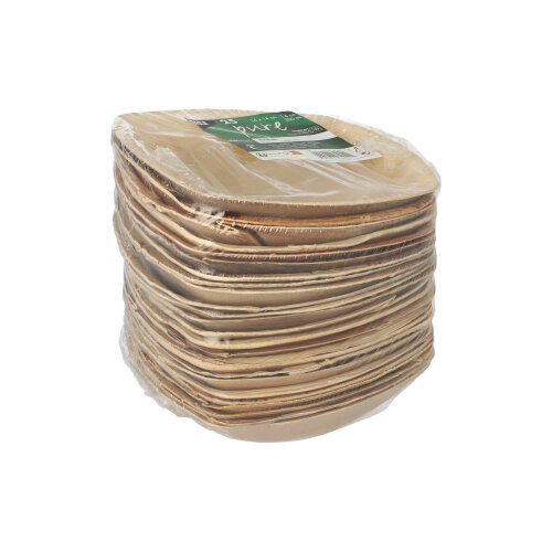 Schalen Palmblatt "pure" 200 ml 4 cm x 14 cm x 14 cm natur "QUADRATO"