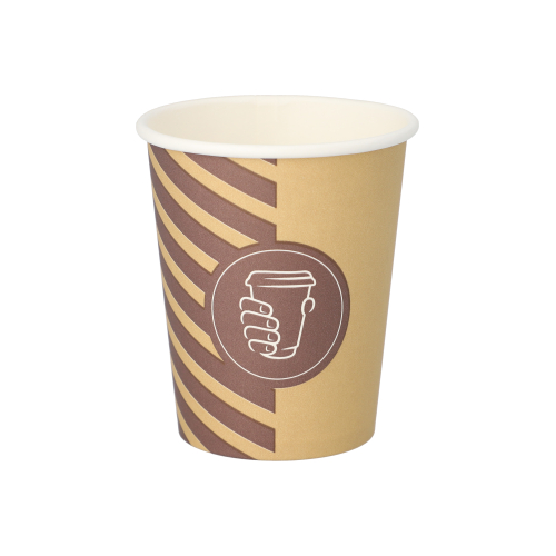 Trinkbecher, Pappe 0,2 l Ø 8 cm · 9,2 cm "Coffee Line"