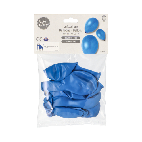 Luftballons Ø 25 cm blau