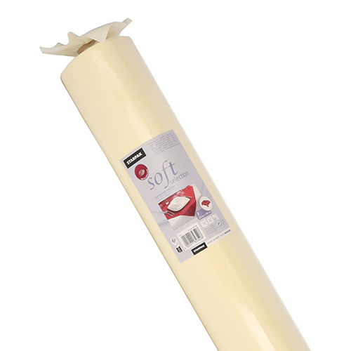Tischdecke, stoffähnlich, Vlies "soft selection" 25 m x 1,18 m creme