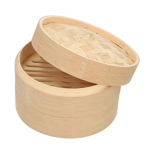 Dampfgarer Bambus "ASIA" Ø 21 cm · 13,5 cm 3-teilig
