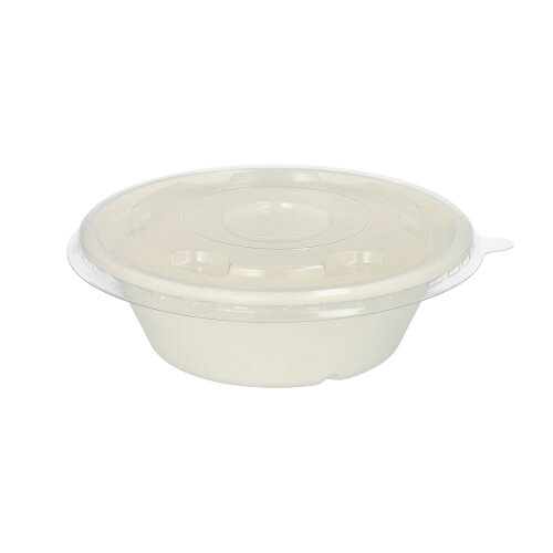 Deckel für Schalen R-PET Ø 17 cm · 1,5 cm glasklar