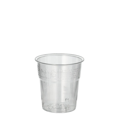 Trinkbecher, PS 0,1 l Ø 6 cm · 6,7 cm glasklar