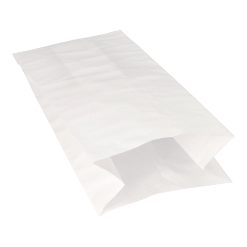 Warmhaltebeutel, Papier mit PE-Einlage 28 cm x 13 cm x 8 cm weiss