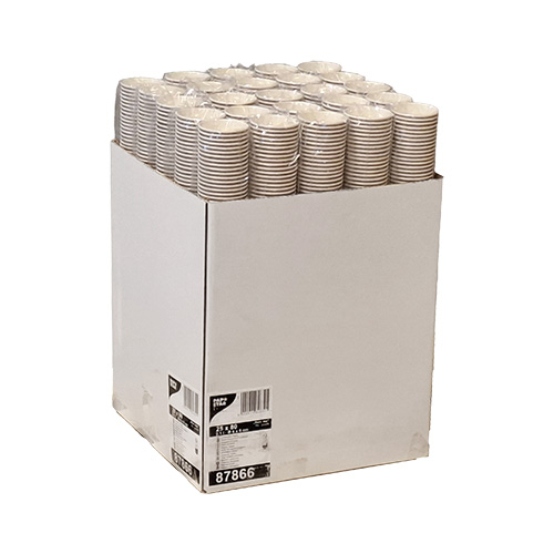 Trinkbecher, Pappe 0,1 l Ø 6 cm · 6 cm braun "Pure Joy"