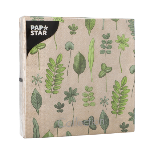Servietten, 3-lagig 1/4-Falz 33 cm x 33 cm "Botanical Fantasy"
