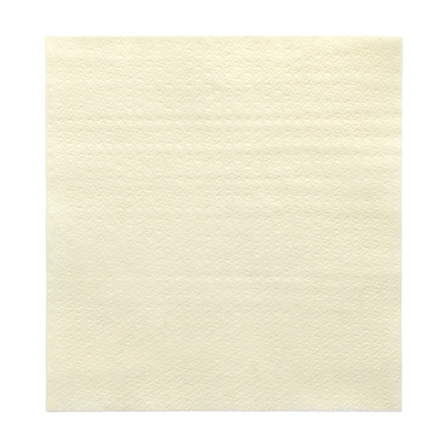 Servietten, 1-lagig 1/4-Falz 33 cm x 33 cm creme