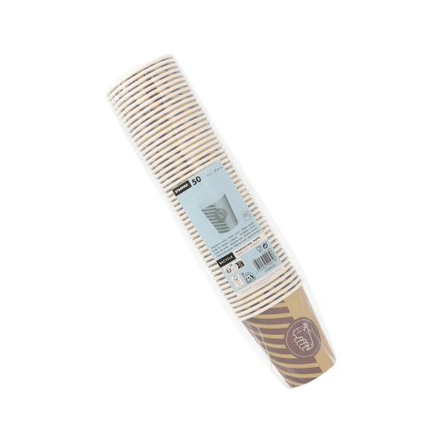 Trinkbecher, Pappe 0,2 l Ø 8 cm · 9,2 cm "Coffee Line"