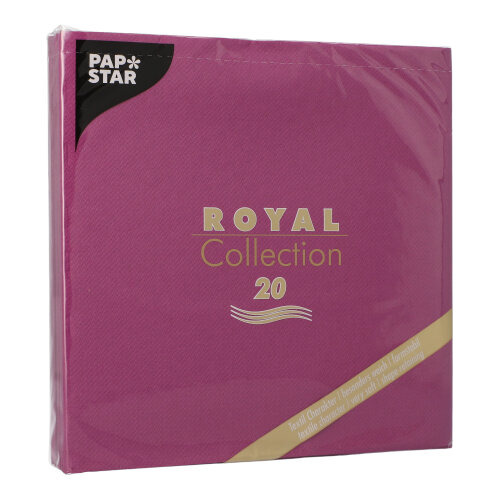 Servietten "ROYAL Collection" 1/4-Falz 40 cm x 40 cm lila